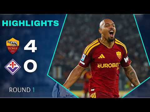 Roma - Fiorentina | 4-<strong>0</strong> | Highlights | Serie A 2026-27 | roma fiorentina