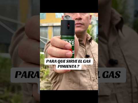 Gas pimienta para autoprotección: uso responsable y legal. #DeNuestraTiendaTácticaDeportiva