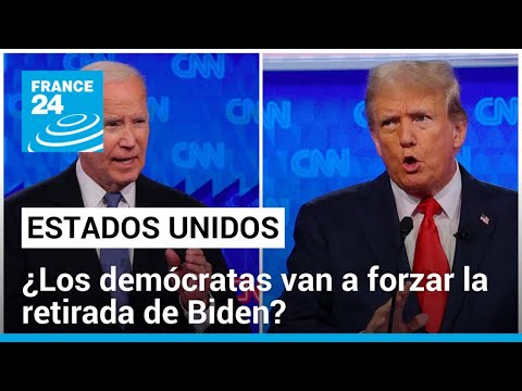 ¿Biden se va a retirar de la campaña presidencial por la presión interna? • FRANCE 24 Español