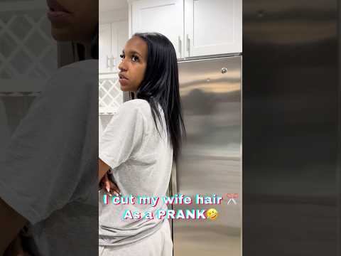 Cut my wife hair as a prank ✂️