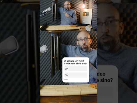 Já assistiu um vídeo deste sino de vento?  #sino #sinodevento