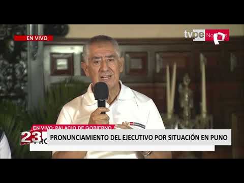 Premier Otárola: No vamos a permitir que se haga efectiva la asonada contra Lima que planean