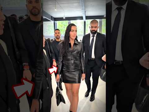 Georgina Rodríguez's $11,500 All-Black Leather Outfit?! Luxury Fashion Breakdown #georgia #ronaldo
