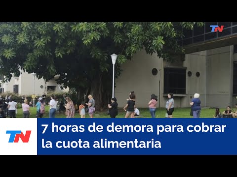 Lomas de Zamora: 7 horas de demora para cobrar a cuota alimentaria