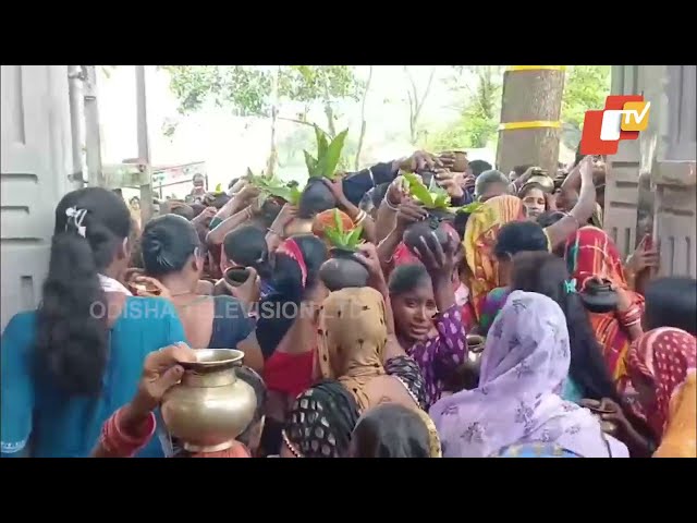 Devotees Celebrate Snana Utsav and Shani Mahayajna at Aul's Shani Dev Temple