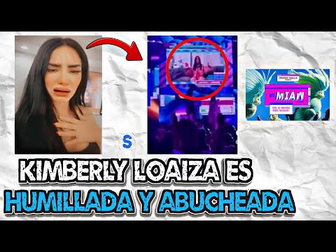 HUMILLAN Y ABUCHEAN a Kimberly Loaiza En Los Premios MTV Miaw