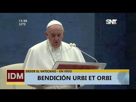 El Papa Francisco realizó la bendición Urbi et Orbi en Roma ante la pandemia del coronavirus
