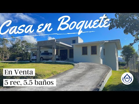Amplia Casa en Venta – 5 recámaras en Santa Lucía, Boquete, Chiriquí. 6981.5000