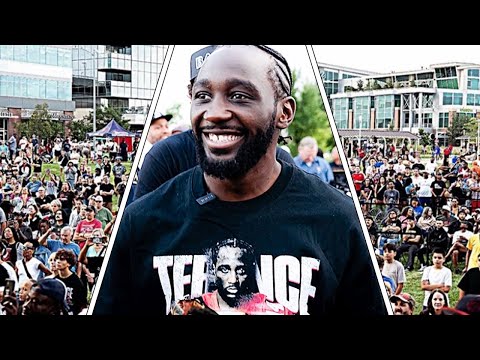Terence Crawford FULL SEND-OFF vs Canelo • Hometown Fans SHOW UP & SHOW OUT in support