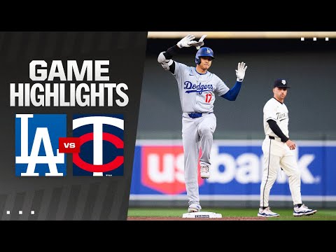 Dodgers vs. Twins Game Highlights (4/9/24) | MLB Highlights video clip