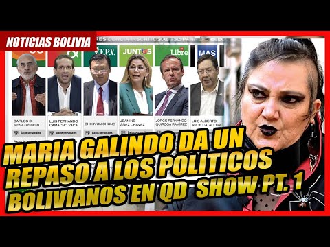 ? Opinion de Maria Galindo: Tuto Quiroga, Arturo Murillo, Alvaro Garcia Linera, Luis Arce Catacora ?