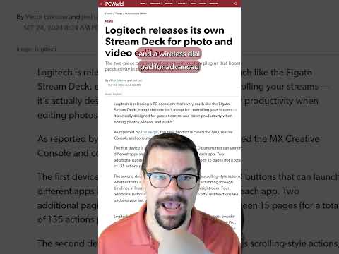 The Logitech Stream Deck