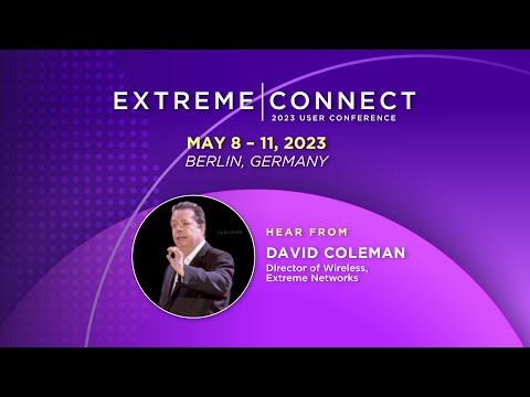 Join David Coleman at Extreme Connect 2023 | Berlin, Germany | May 8 - 11