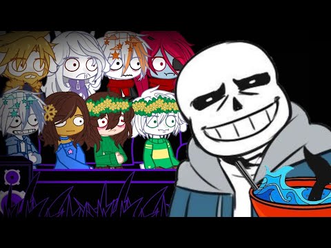 (🇧🇷🇺🇸🇲🇽) Undertale react to "The ocean is a soup".