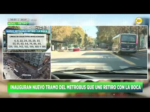 Recorremos el nuevo Metrobus que une Retiro con La Boca | HNT con Nacho Goano