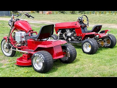 DIY 100HP Lawn Tractor & Lawn Chopper Trike- Still Run?