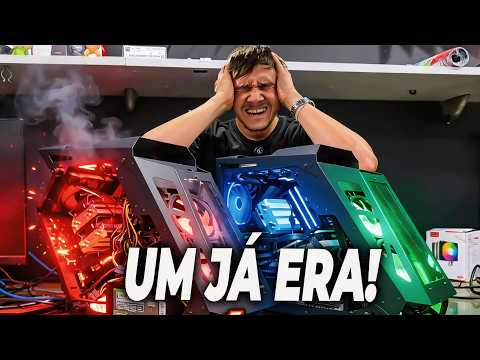 2 PCs GAMER NA BANCADA… UM NÃO SOBREVIVEU!? ☠️