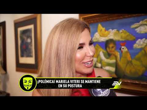 ¡Polémica! Mariela Viteri se mantiene en su postura | LHDF | Ecuavisa