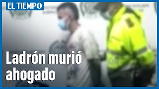 Ladrones de bicicletas se lanzaron al río para evitar ser capturados