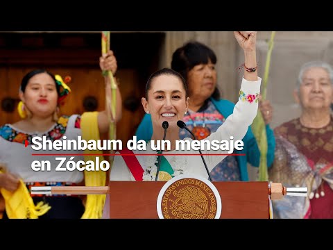 EL DISCURSO | Lo que no se vio del discurso de Claudia Sheinbaum en el Zócalo de la CDMX