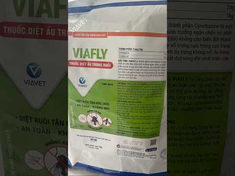 Cyromazine - Thuốc diệt ấu trùng ruồi - An toàn - Không mùi #thuoc_thu_y @HưngStyleViệtNam
