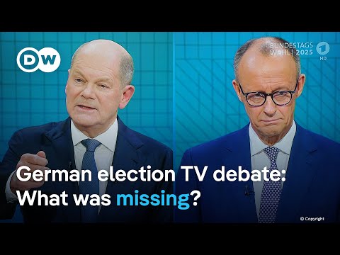 German chancellor candidates dabate: What are the issues? | DW News