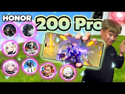 เทสเกมHONOR200Pro|มือถือโ