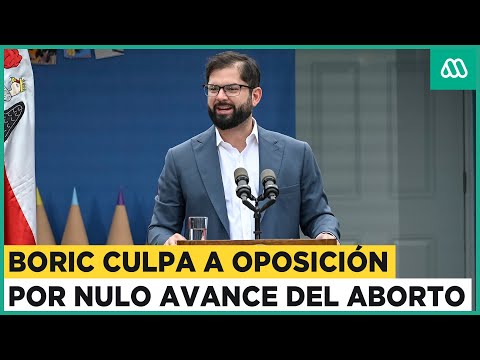 Se reinstala debate por aborto: Presidente Boric culpa a oposición por nulo avance de medida