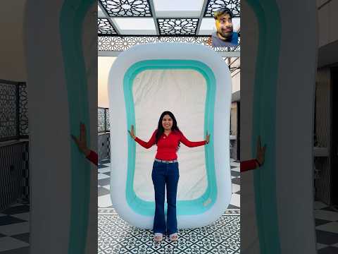 Toote Air Pump se Water Tub kaise fulayein ? 😱🌈🐬 #dushyantkukreja #shorts #ytshorts