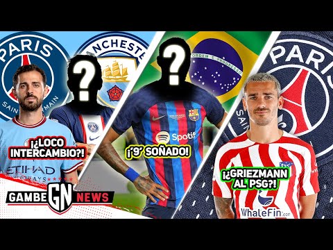 ¡LOCO INTERCAMBIO DE CITY X BERNARDO SILVA! l BARÇA AMARRA DELANTERO SOÑADO l CLÁUSULA GRIEZMANN-PSG