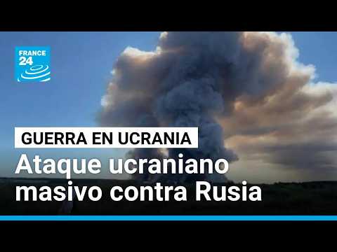 Ucrania ataca Rusia con cientos de drones y deja al menos nuevo muertos y 60 heridos • FRANCE 24