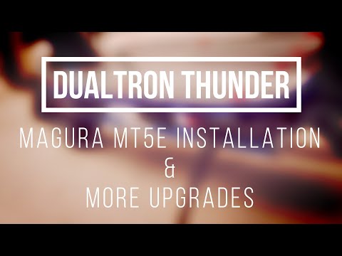 Dualtron Thunder MAGURA MT5e Installation & More Upgrades