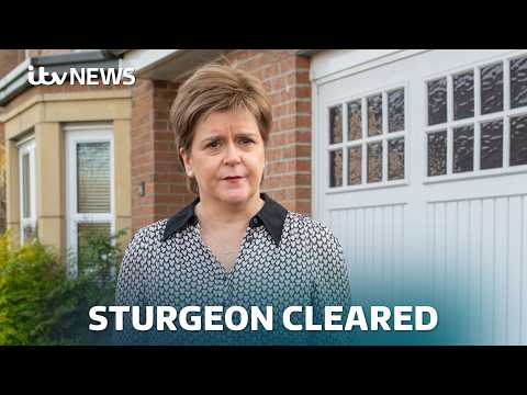 Sturgeon 'vindicated' after being cleared by police probe into SNP finances | ITV News