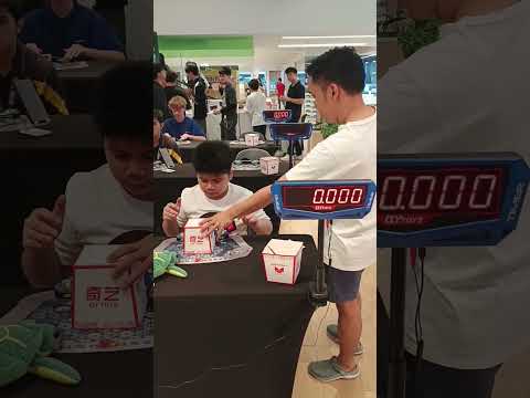 2nd 3x3x3, Second Round with Ao5 12.28s 🎉