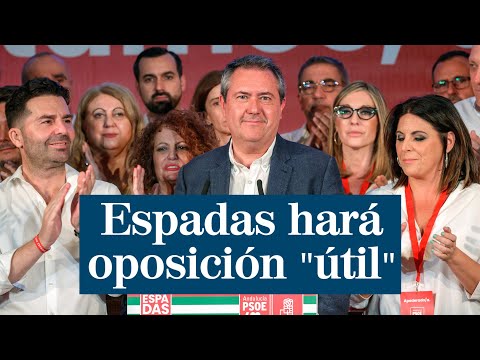 Juan Espadas se compromete a liderar los próximos cuatro años una oposición útil