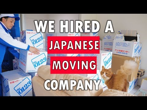 We hired a Japanese moving company!