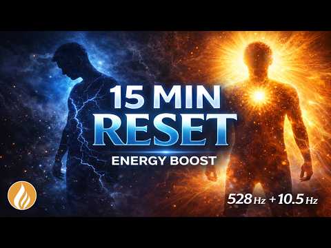 Listen for 15 Minutes – Full Body Energy Reset (528Hz + 10.5Hz)