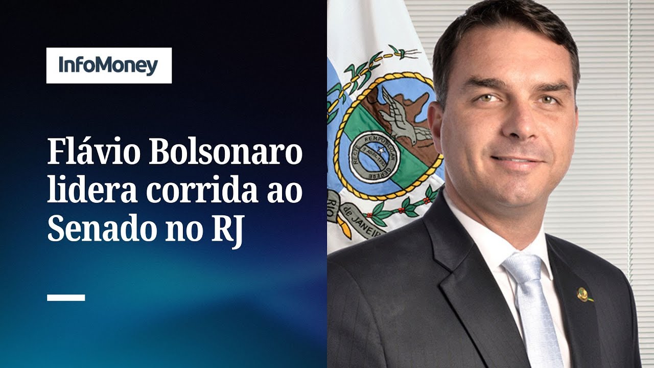Flávio Bolsonaro lidera corrida ao Senado no Rio de Janeiro | InfoMoney News