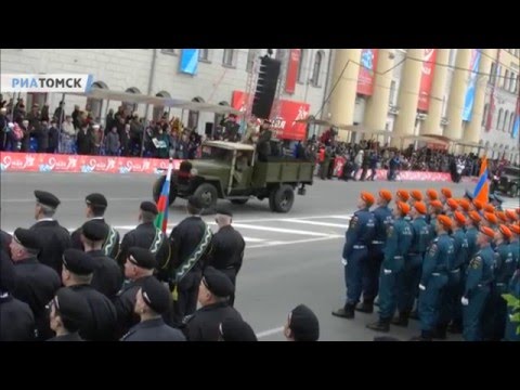 Парад техники 9 мая в Томске