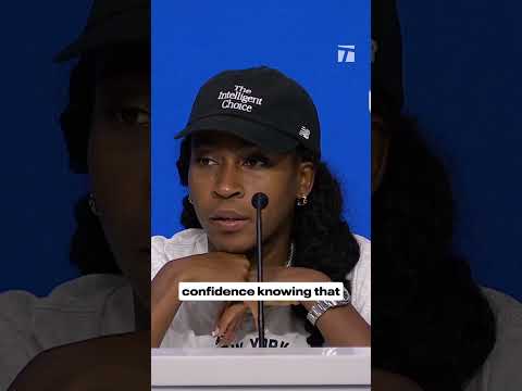 How to be confident like Coco Gauff 🩵 #usopen #tennis #cocogauff #mindset #confidence