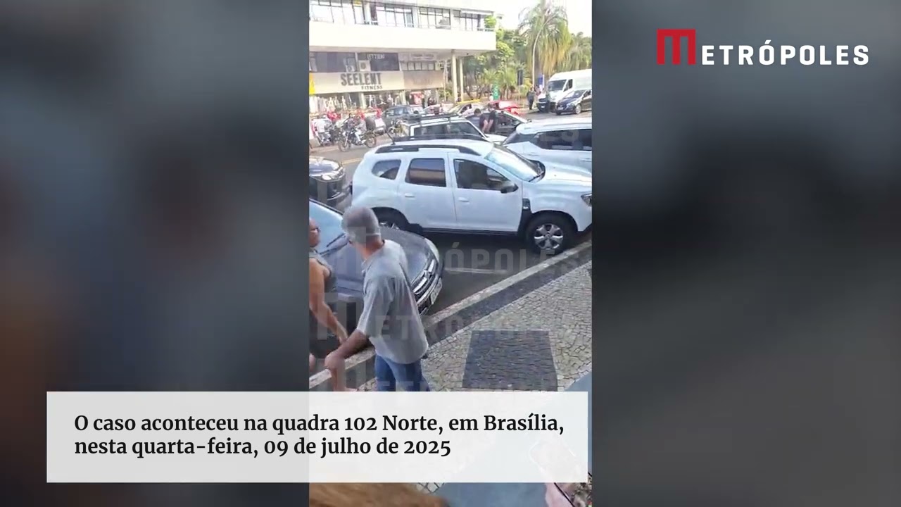 Menino chora ao ver pai sendo preso de forma truculenta por policiais no DF