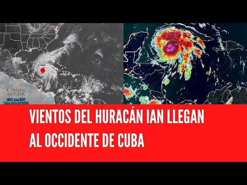 VIENTOS DEL HURACÁN IAN LLEGAN AL OCCIDENTE DE CUBA