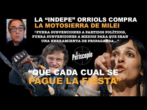 LA INDEPE DE DERECHAS SILVIA ORRIOLS SIEMBRA EL PÁNICO A LO MILEI: QUE CADA UNO SE PAGUE LA FIESTA