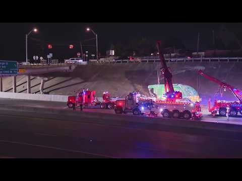 Fort Worth US 287 Dumpster <strong>Truck</strong> Crash