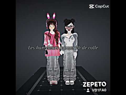j’ai décider de... de faire que des vvidéos Zepeto. 😞Désolé!!!