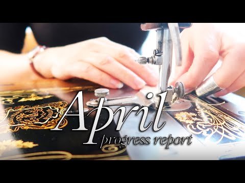 Video: Peacock Dress: April 2021 Video Diary || Relaxing Music with Antique Sewing Machine ASMR