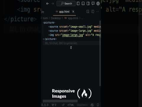 Use picture Element for Responsive Images in HTML