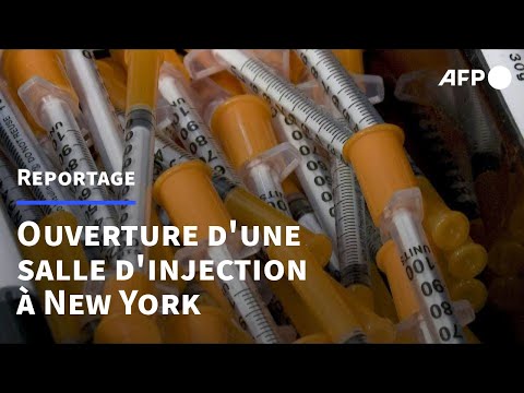 À New York, la première salle d'injection veut montrer la voie face aux overdoses | AFP