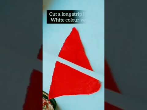 homemade christmas cap/santa cap/#shorts #diy #ytshorts #christmascrafts #xmas