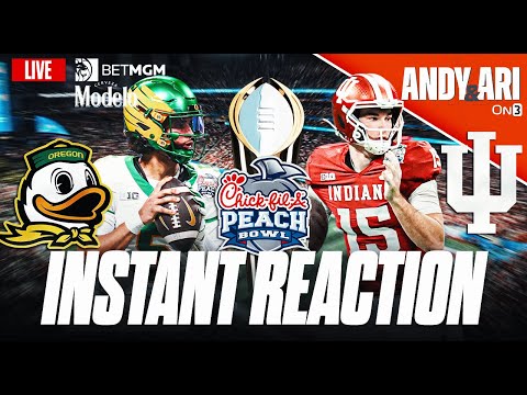 Oregon vs Indiana INSTANT REACTION | Will the Ducks or Hoosiers advance to the National Title Game??
